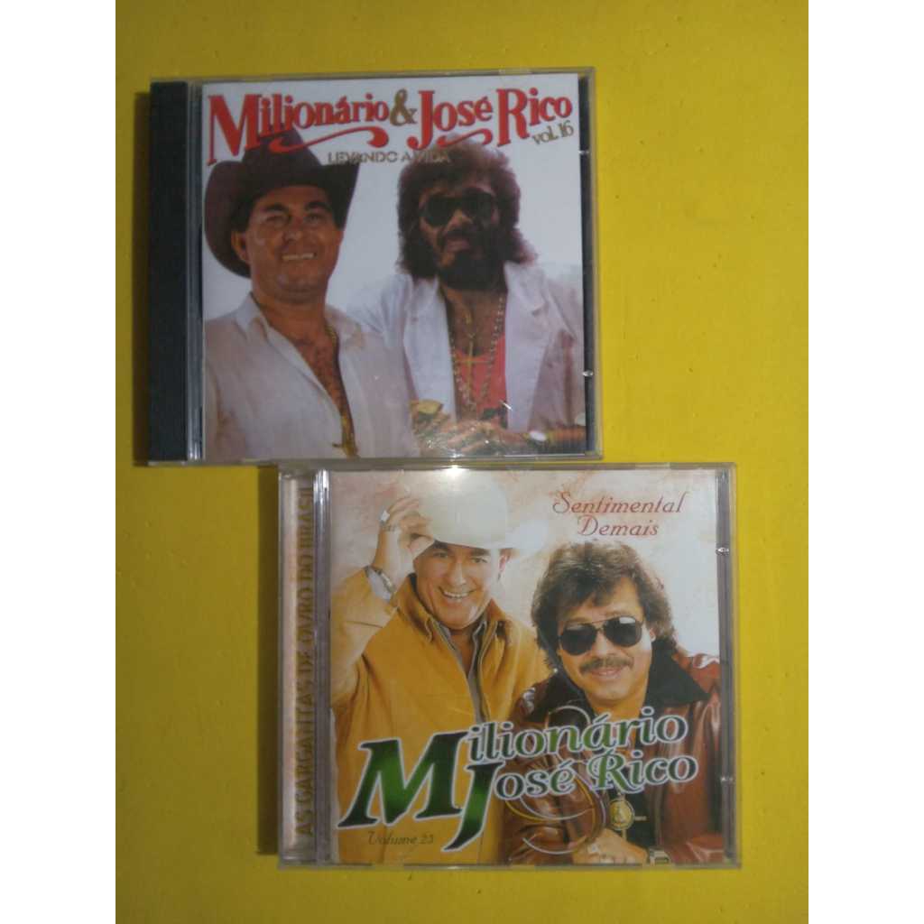 CD MILIONARIO E JOSE RICO - LEVANDO A VIDA E SENTIMENTAL DEMAIS - SERTANEJO 90S - DETALHES NA DESC