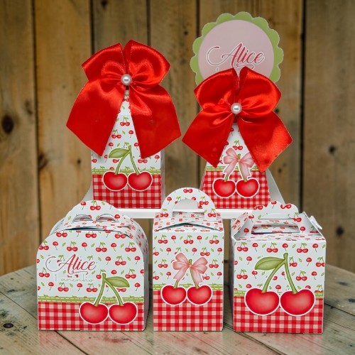 Personalizados Cerejinha | Lembrancinhas Infantil | Caixinhas Personalizadas mimos Festa