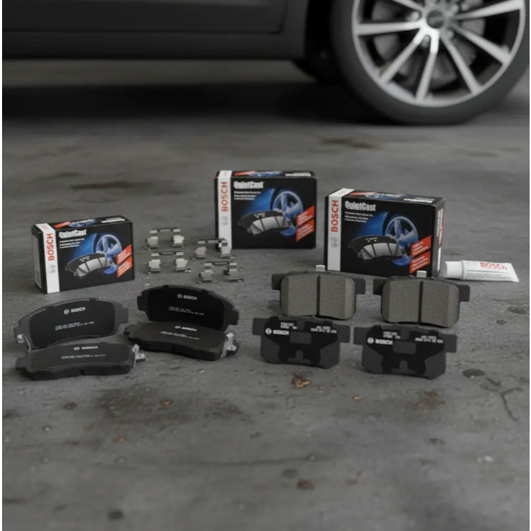 Kit Pastilha Freio Bosch Dianteira Ceramica + Traseira Ceramica Honda Crv Cr-v 2007 2008 2009 2010 2011 2012