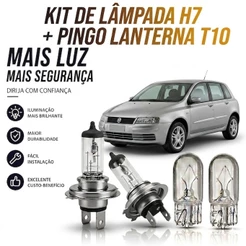 Lampada farol BAIXO + LANTERNA STILO 2002 ATÉ 2011
