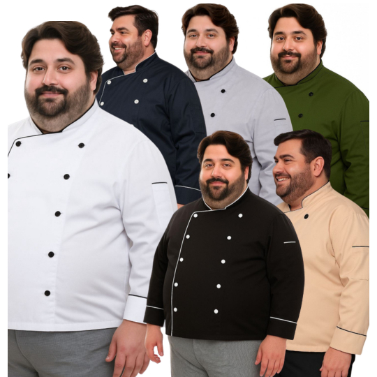 Dolma Masculina Plus Size Vantage Várias Cores Gardenia Jalecos