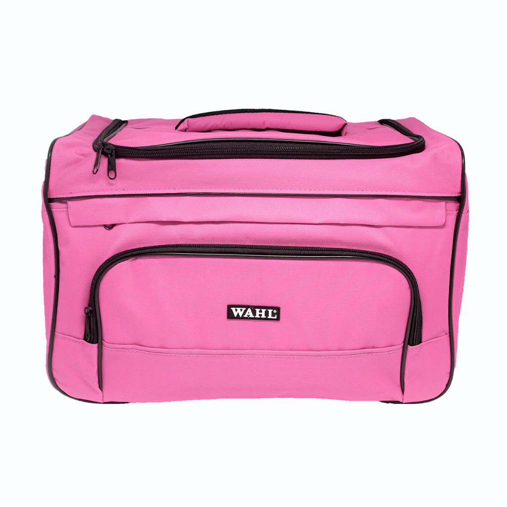 Bolsa Wahl Case Para Armazenamento Materiais Banho e Tosa Rosa de Poliester