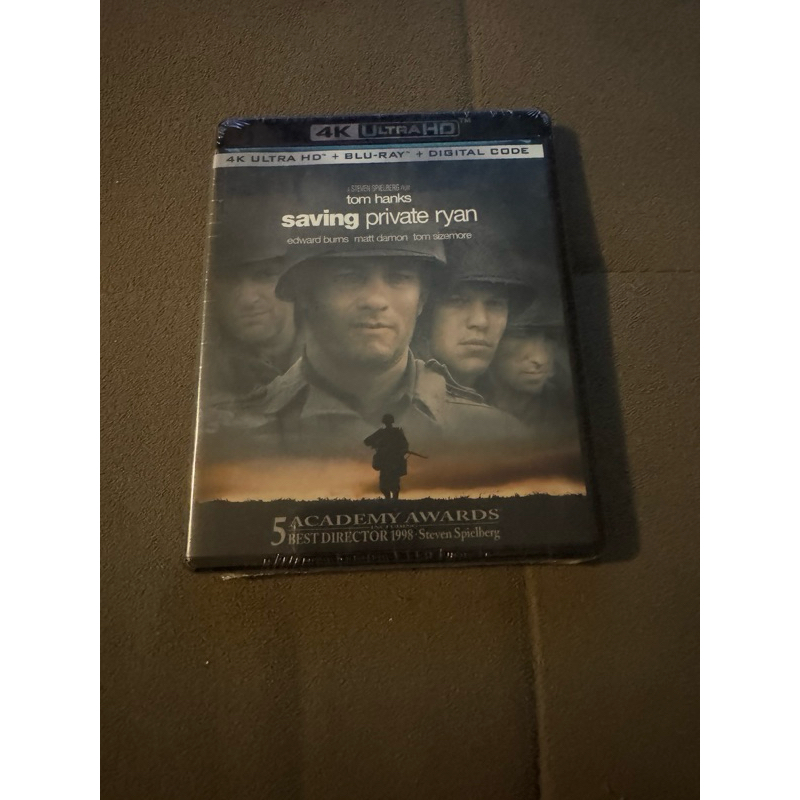 Blu-ray 4K + Blu-ray O Resgate do Soldado Ryan (Lacrado)- Importado- 3 Discos- Aúdio e Legendas PT-BR