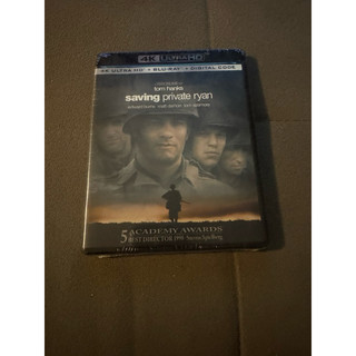 Blu-ray 4K + Blu-ray O Resgate do Soldado Ryan (Lacrado)- Importado- 3 Discos- Aúdio e Legendas PT-BR