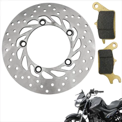 Kit Disco Freio Dianteiro + Par Pastilhas Fazer 150 Factor 125 Factor 150 2014 A 2024