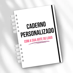 Caderno Personalizado A5 | Sua foto, Logo ou Arte | Capa Dura | 200 páginas | Presente Exclusivo