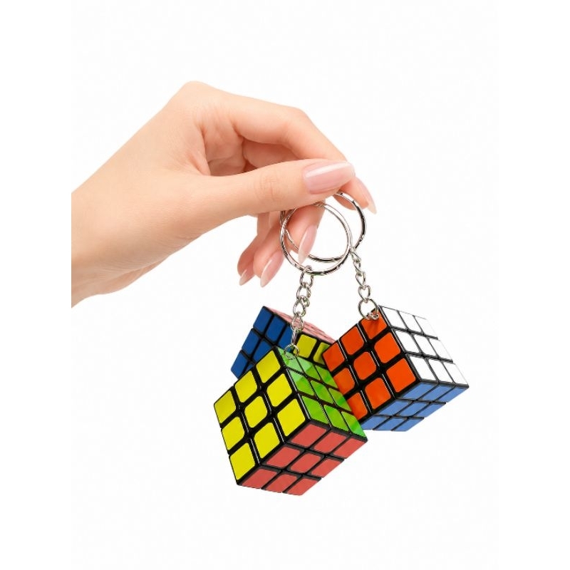 Kit 6/12/24 unidades Chaveiro Mini Cubo Magico 3CM / Lembrancinha para Festa Aniversário