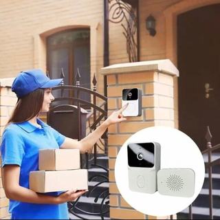 Campainha com Câmera Vídeo Sem Fio | HD Wi-Fi Inteligente | Smart Home | Visualize pelo Celular-luiza