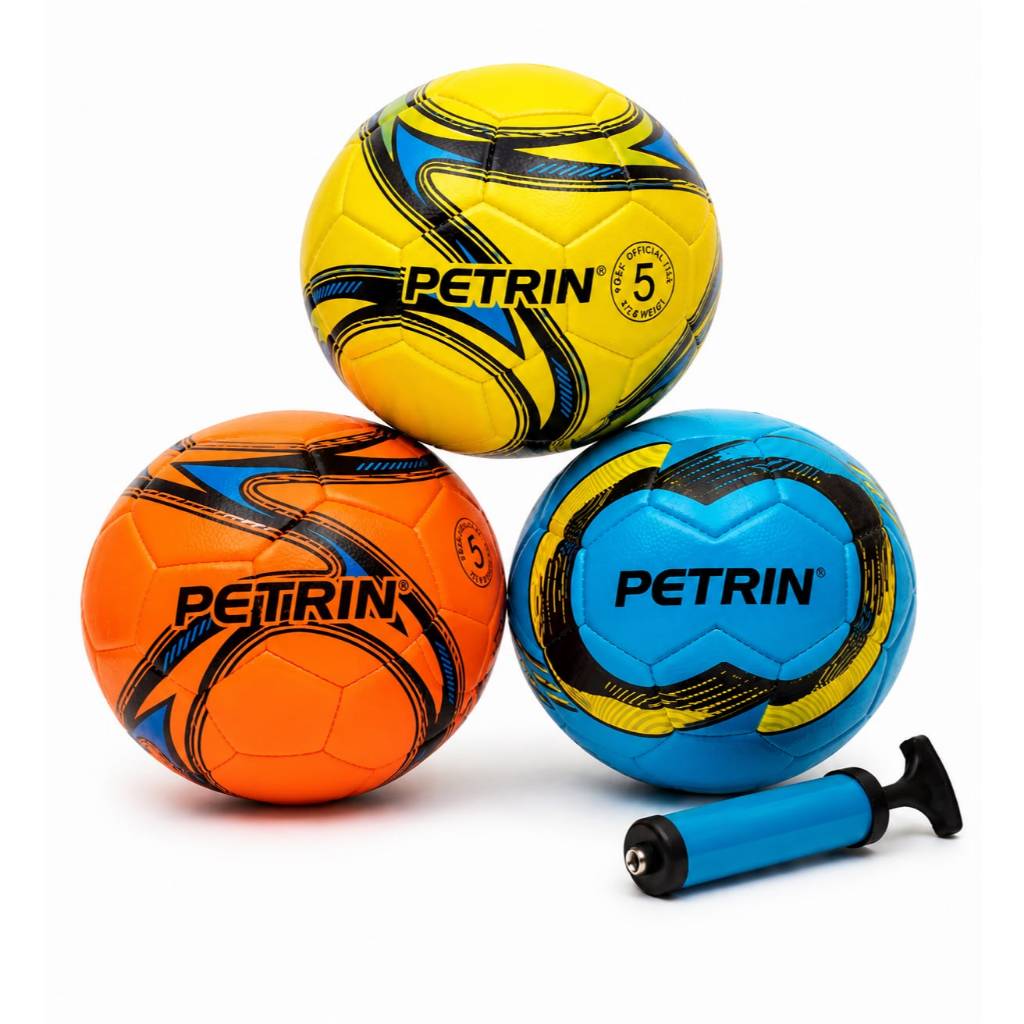 Bola de Futebol De Campo Tamanho Nº5 Couro Sintetico Costurada + Bomba Inclusa