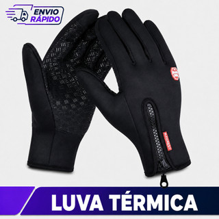 Luva térmica Unissex  Motoqueiro Moto Bike Impermeável Touch Ciclismo   Resistente Antiderrapante