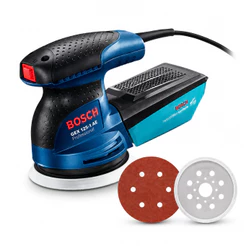 Lixadeira Orbital Bosch GEX 125-1 AE com Coletor de pó 250W Excêntrica