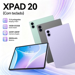 2026 Original Tablet PC XPad20 11.6 Inch 16GB+512GB 24MP+48MP Camera 8800mAh Battery Android 15 Dual SIM