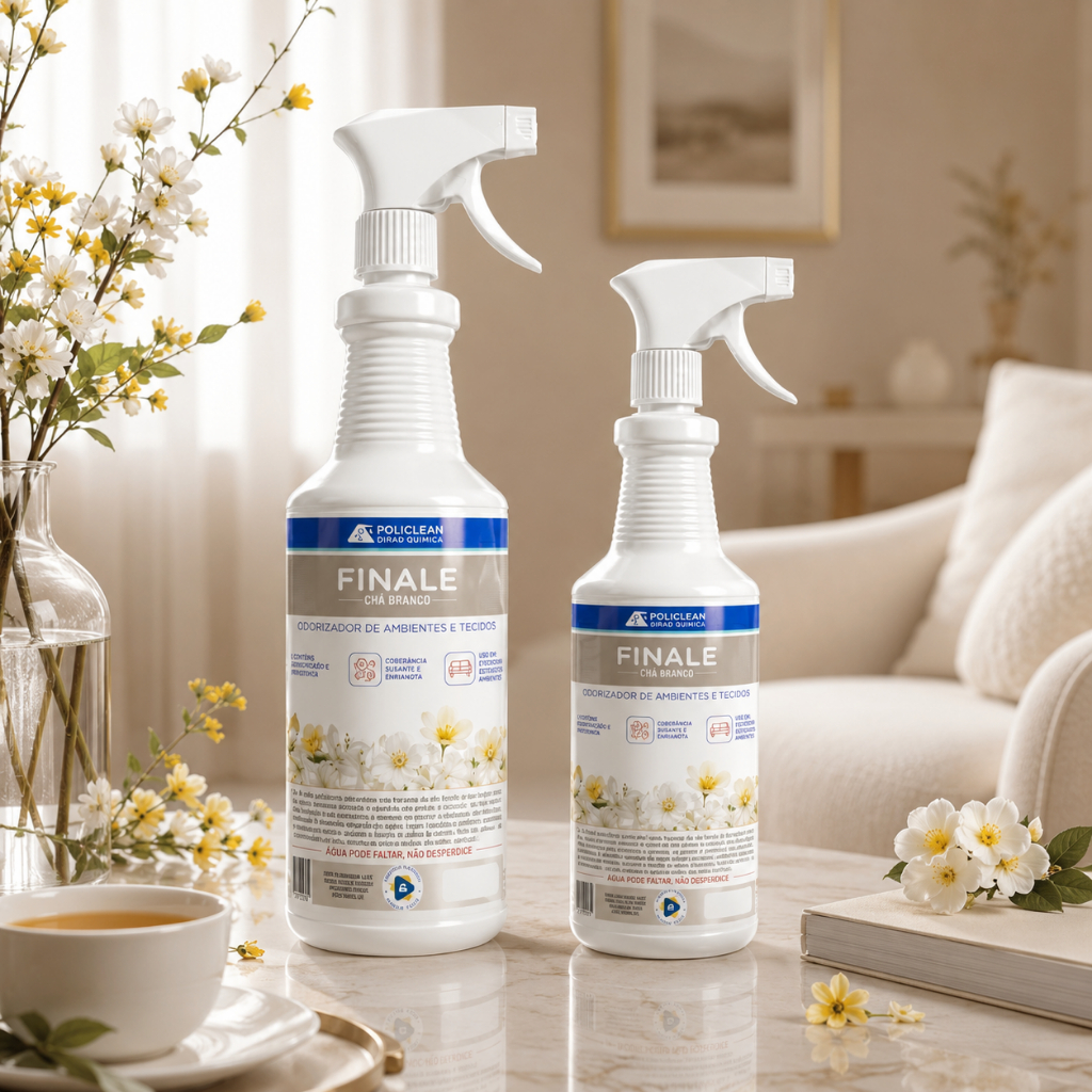 Finale Chá Branco "Cheiro De Rico" Home Spray Cheirinho Acolhedor Aromatizante Ambientes e Estofados