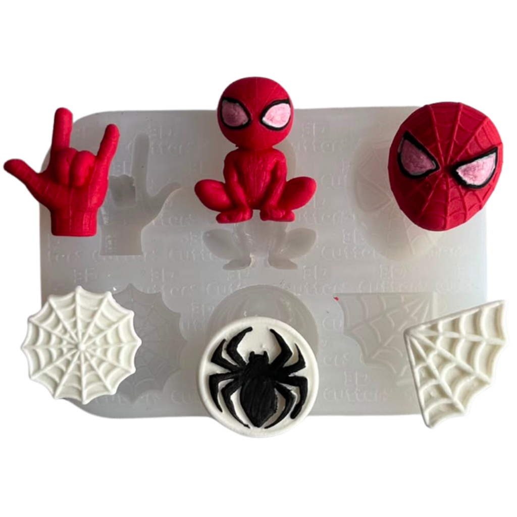 Molde para Apliques de Artesanato - Herói Aranha