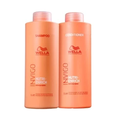 Kit Wella Nutri-Enrich Shampoo 1l + Condicionador 1l