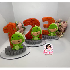 Vela Aniversário Dino Baby