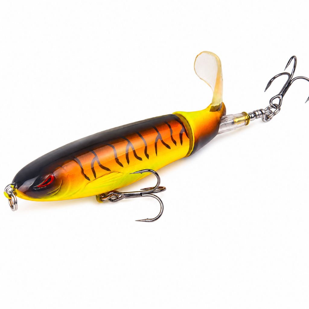 Isca Artificial Tipo Hélice com Cauda Giratória – Tail Prop – Tucunaré e Traíra