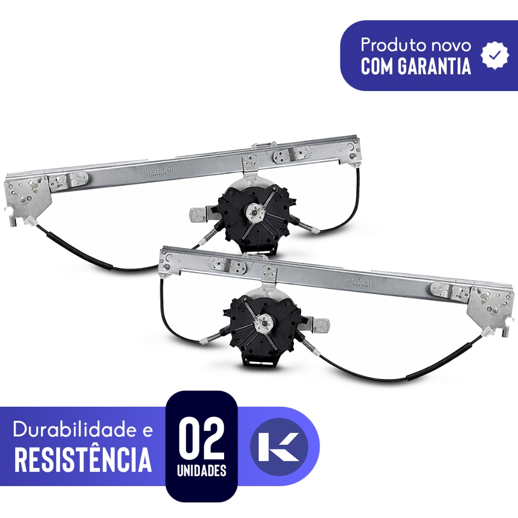 Par Máquina Vidro Elétrica Dianteira Palio 1996 a 2017 4P — imagem 2 de 2