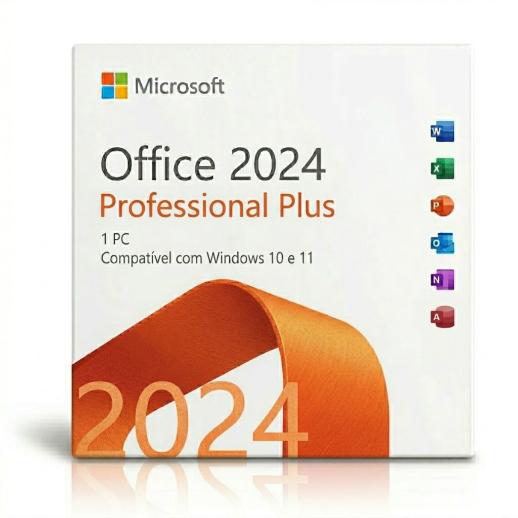 Microsoft Office 2024 Profissional |Original | 1PC – Envio Físico