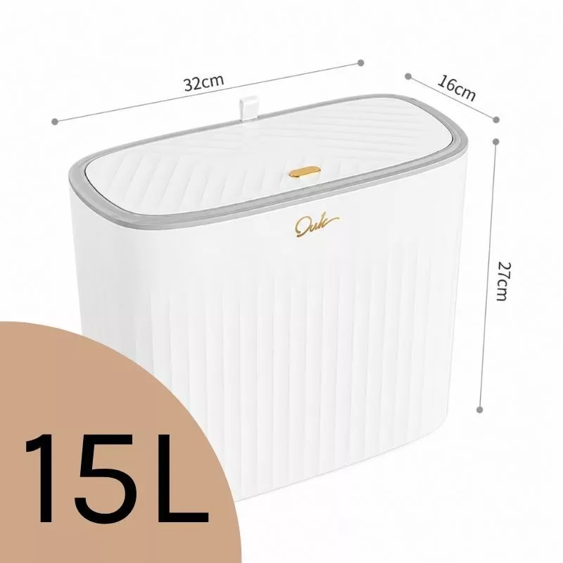 Lixeira Slim 15L com Tampa Click Antiodor — foto 8