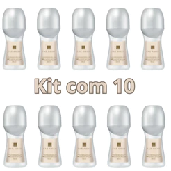 Kit com 10 Desodorantes Roll-on Faraway 48 ml-Avon Feminino. Far Away