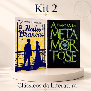 Kit 1 Ou 2 Livros Clássicos A Metamorfose E Noites Brancas Literatura Clássica Filosofia Editora Principis