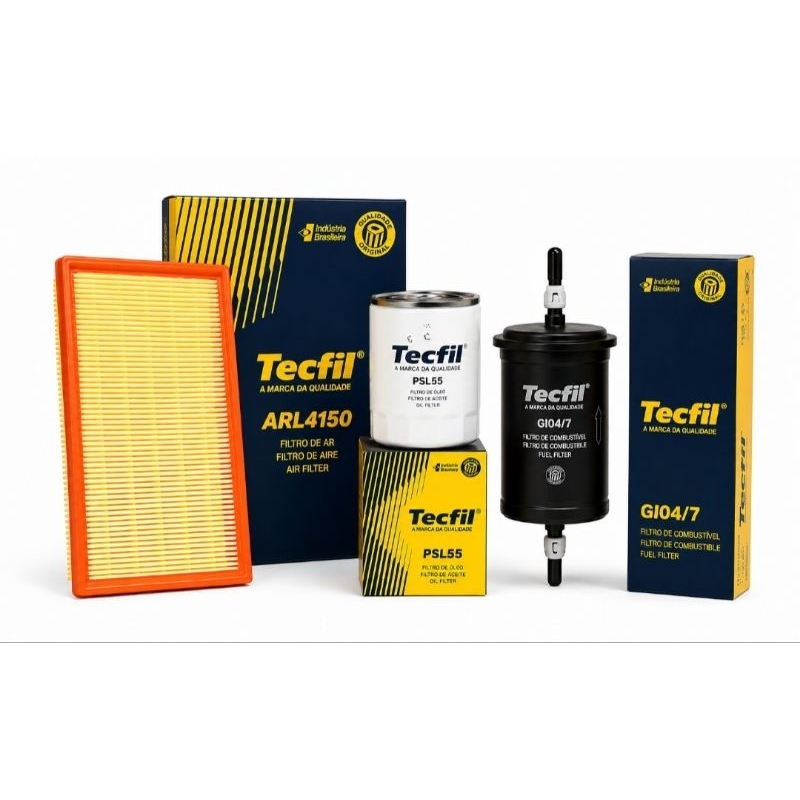 KIT FILTRO AR, OLEO E COMBUSTIVEL PALIO, STRADA, SIENA, IDEA e PALIO WEEKEND