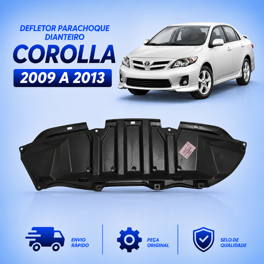 Defletor Parachoque Dianteiro Corolla 2009 2010 2011 A 2013