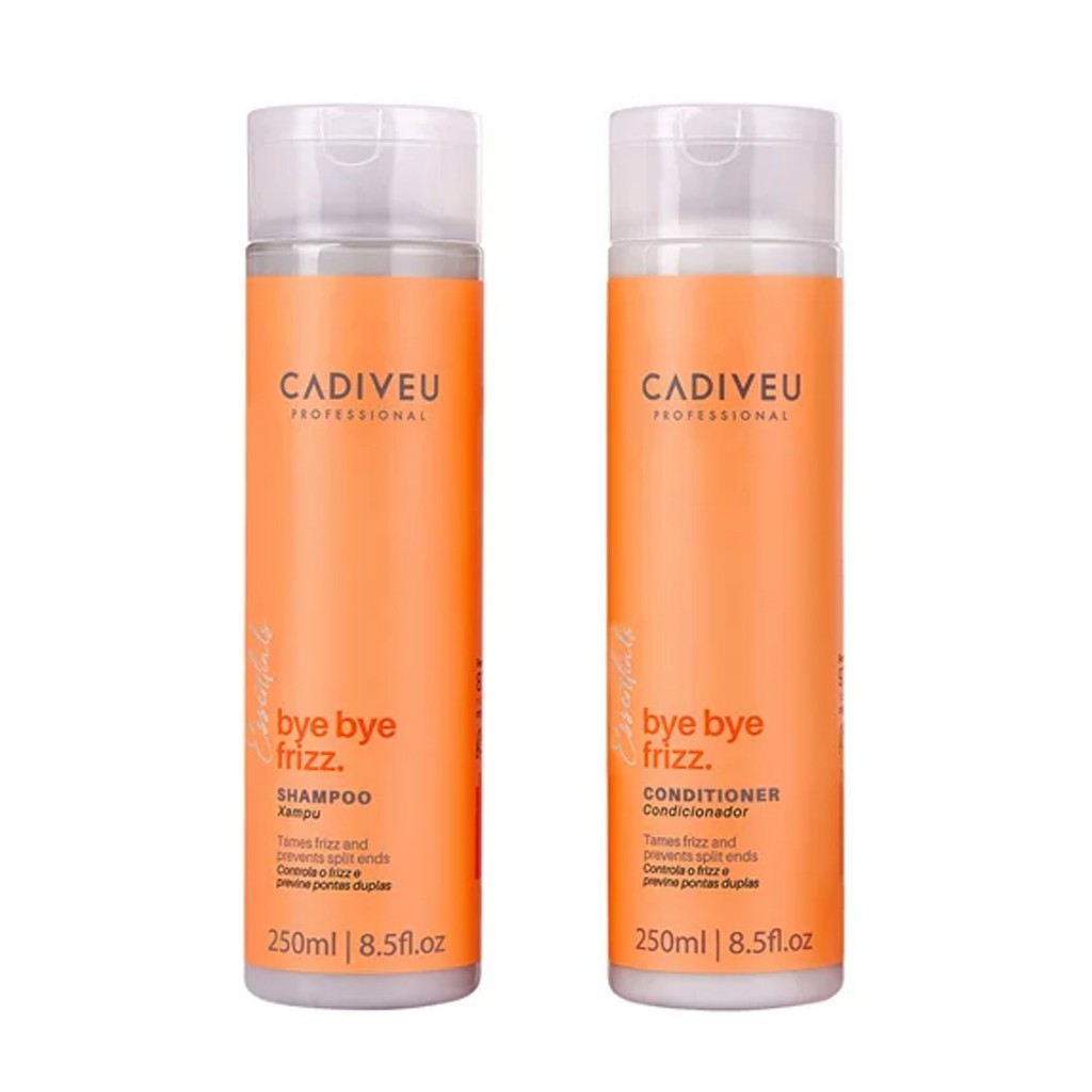 Cadiveu Essentials KIT Bye Bye Frizz Shampoo 250ml + Condicionador 250ml