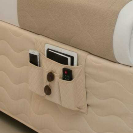 Organizador Confortse de objetos para Cama. Suporte Luxo para Celular, Livros, Óculos e Controles.