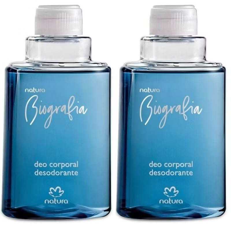 Kit Refil Desodorante Corporal Biografia Masculino (2 produtos)