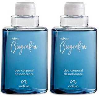 Kit Refil Desodorante Corporal Biografia Masculino (2 produtos)