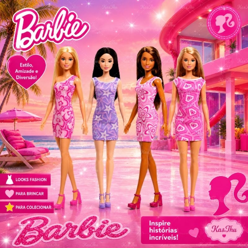 Barbie Fashion Barbie Boneca Fashion Básica