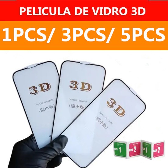 Película 3D Vidro Temperado Para Samsung Galaxy A50 / A51 / A52 / A53 / A54 / A70 / A71 / A72 / A73 / A80  Enviar Rapida