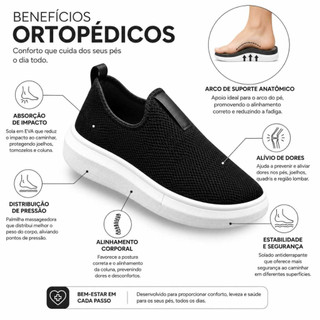 Tênis Masculino Para Academia Esportivo Macio Leve Confortável Sapato Masculino Casual Preto