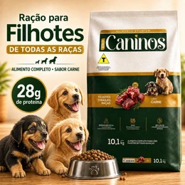 Ração Para Cachorro Filhote 10,1kg Todas As Raças