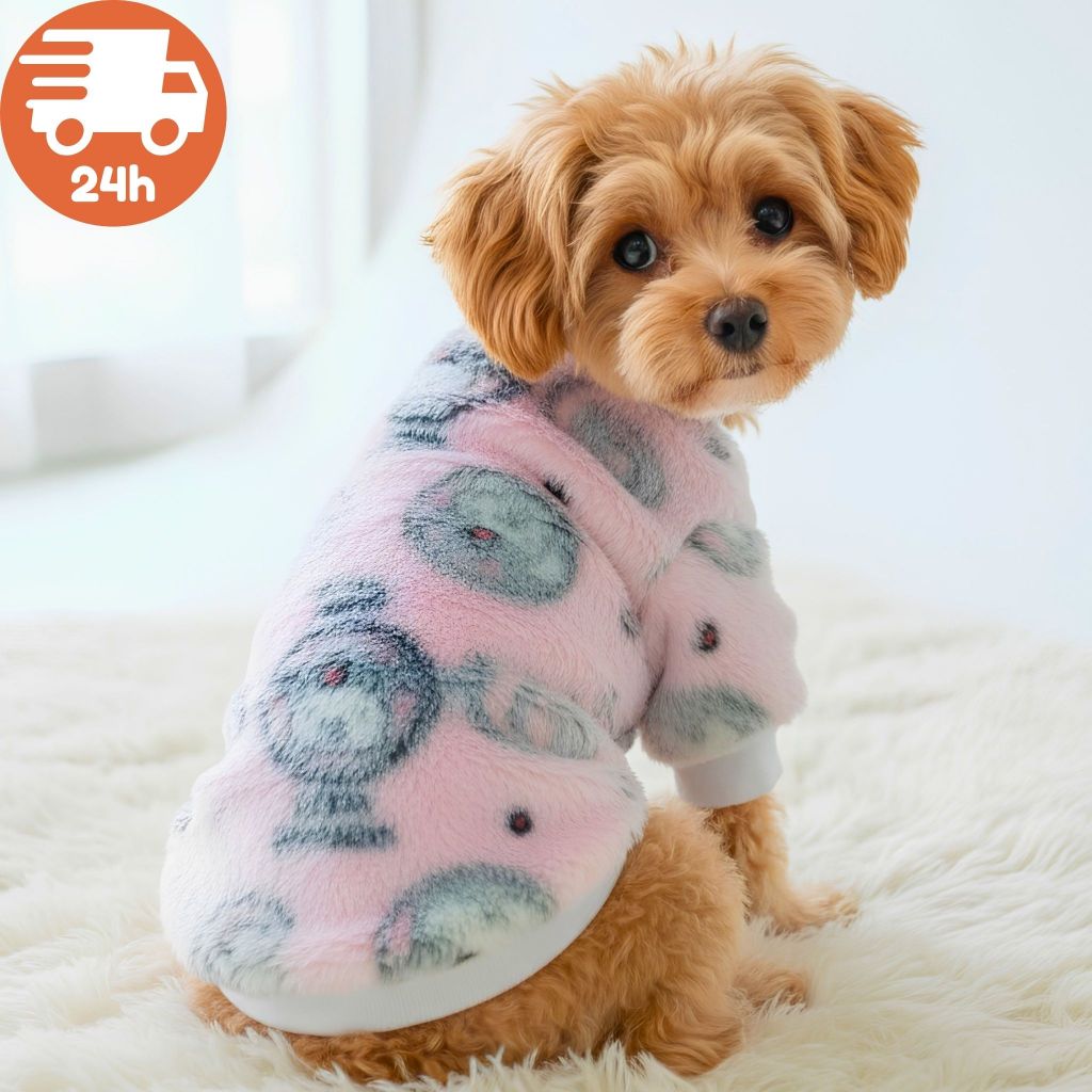 Roupa Pet Inverno Fleece Super Quente Cachorro Pequeno Médio Promoção Barato