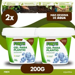 Kit 2 Forth Gel para Plantio Adubo Fertilizante 100g