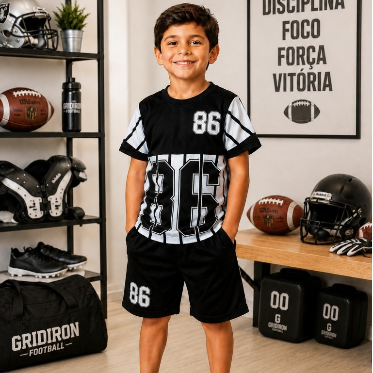 Conjuntos Masculinos Infantil e Juvenil Roupa para Meninos de 2 a 14 anos