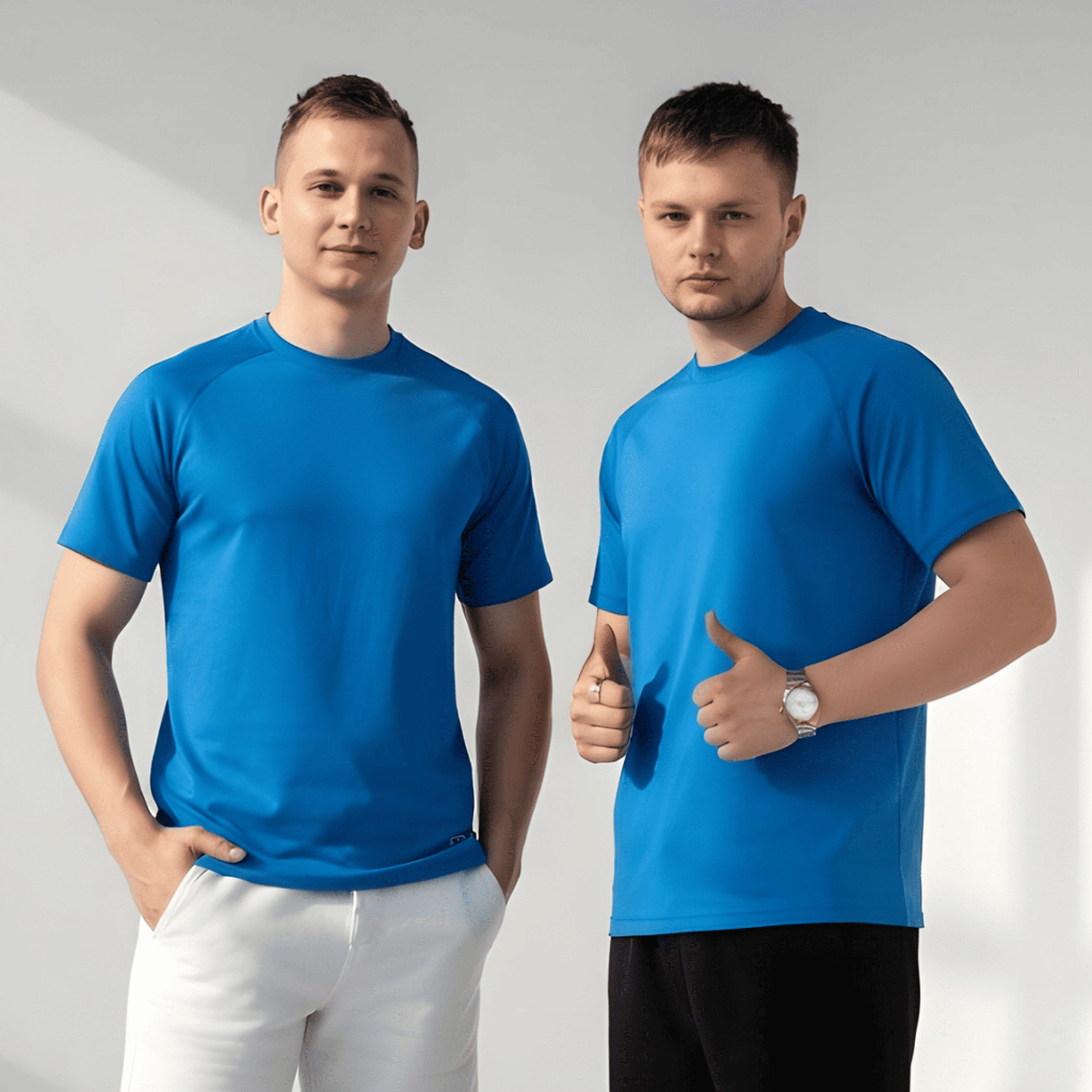 Kit 2 Camisetas Masculinas Manga Curta Dry Fit para Academia, Esportes e Lazer