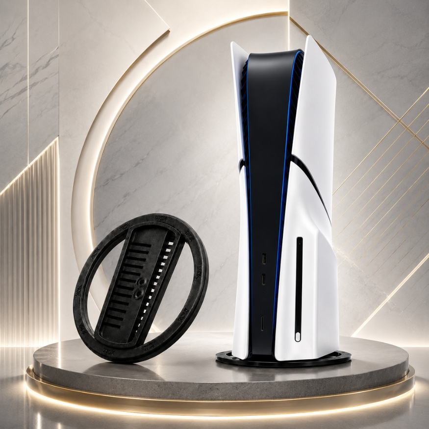 Suporte para Ps5 Playstation 5 Base Vertical Slim Fat Pro Mesa Dock