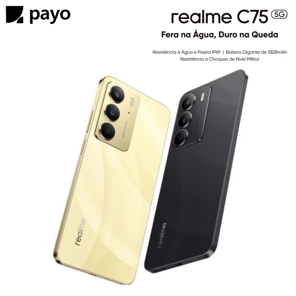 Celular Realme C75 5G dual SIM 256GB + 8GB RAM C/NFC