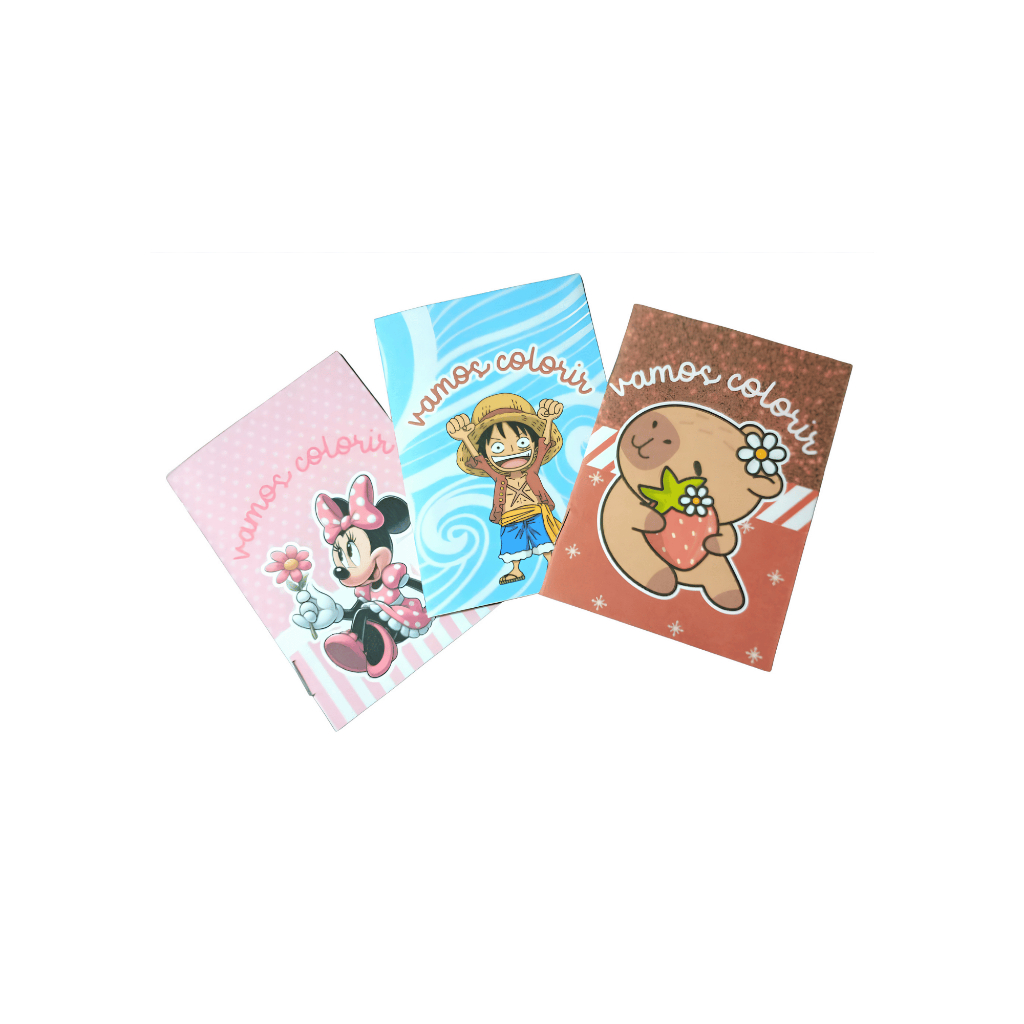 Mini livro de colorir Infantil Personalizado- Lembrancinha Criativa- Atividade Infantil