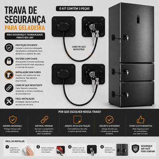 Trava de Porta de Armário Tranca Cadeado Segurança Do Bebê Geladeira Freezer Gaveta Janela Porta Com Chave
