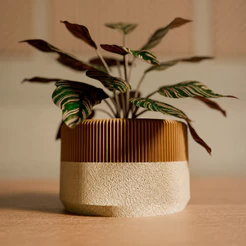 Vaso com Furos para Plantas e Flores com Reservatório Drenagem Autoirrigavel Minimalista Decorativo Plantador Jardinagem