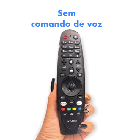 Controle Remoto Magic Tv LG Smart similar sem comando de voz