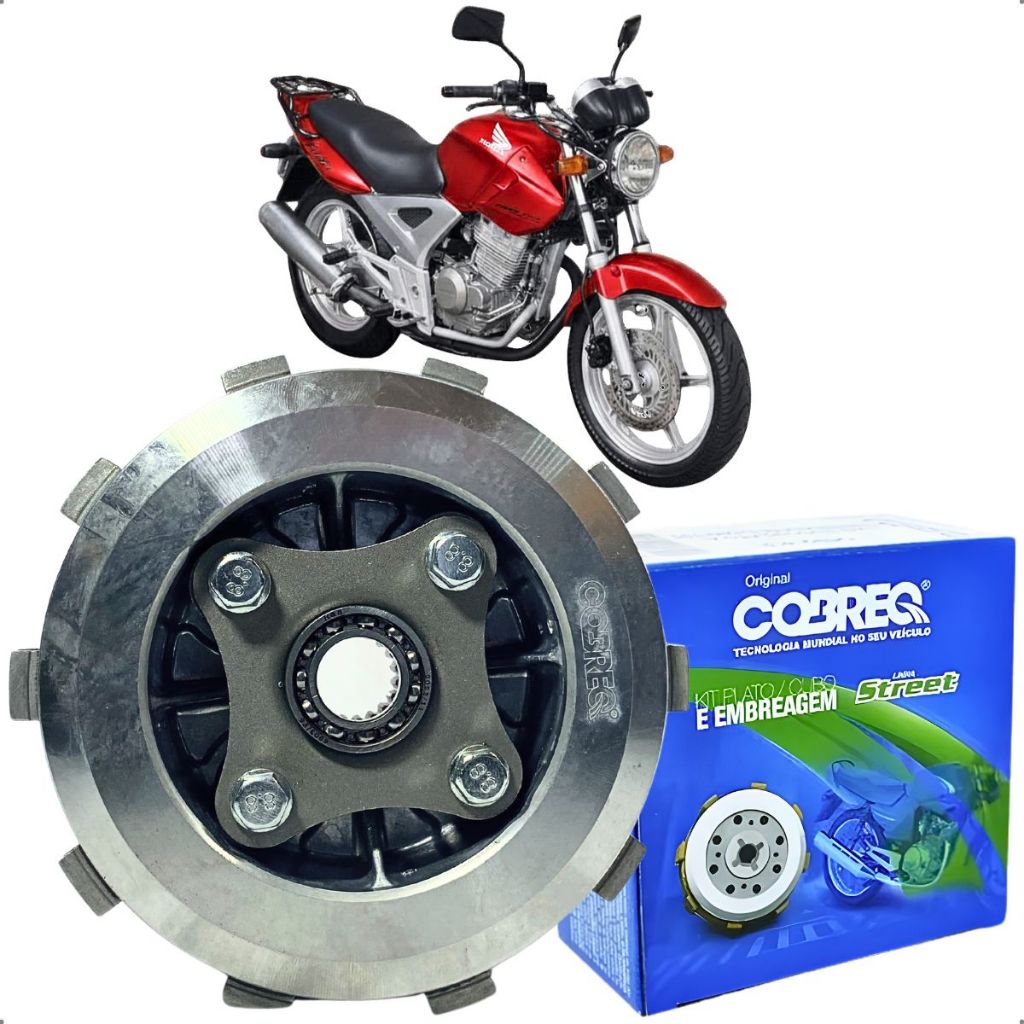 Kit Embreagem Cbx 250 Twister 2001 A 2008