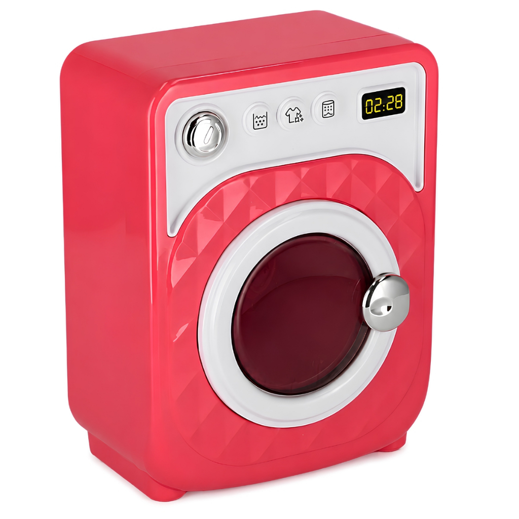 Maquina de Lavar Brinquedo Interativa 360° Som Luz Castela