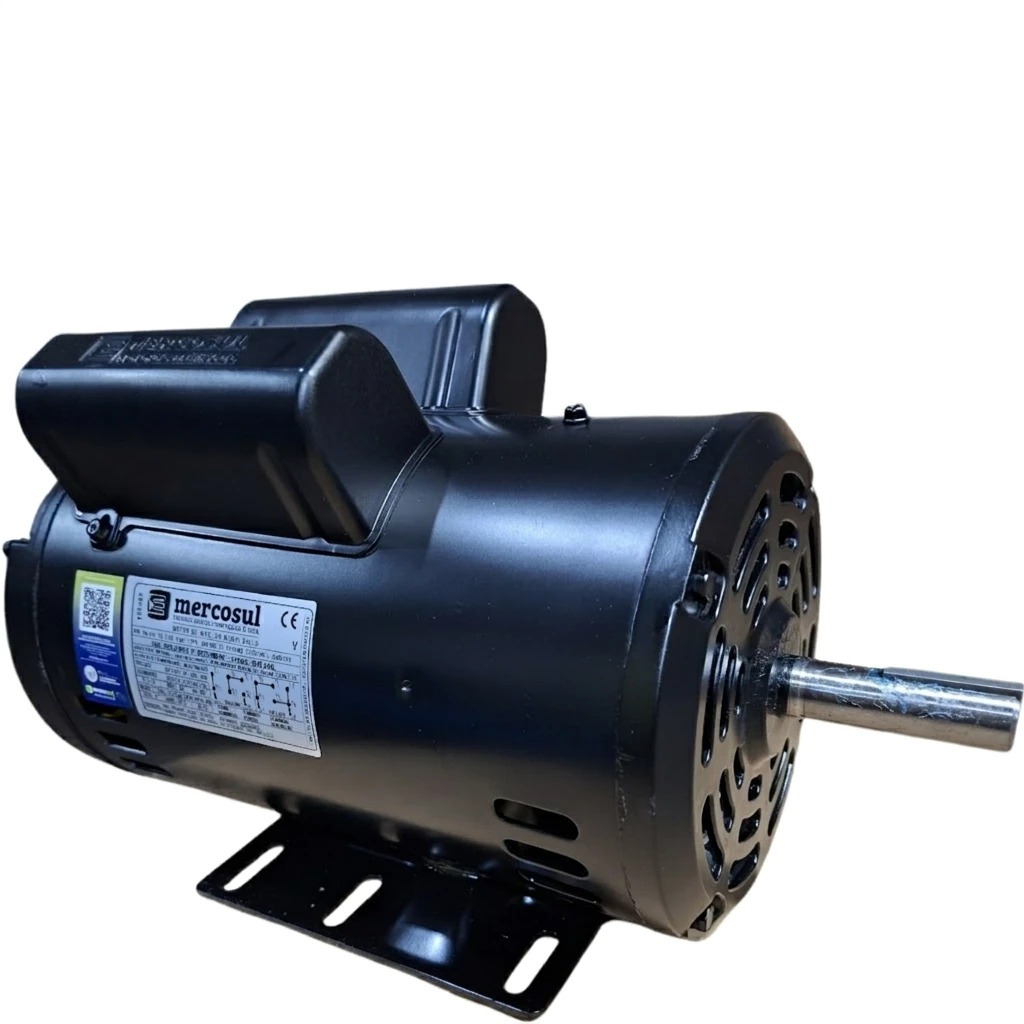 MOTOR ELÉTRICO MONOFÁSICO 2CV 1740RPM BAIXA ROTAÇÃO 110/220v BIVOLT MERCOSUL