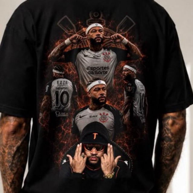 CAMISETA B&G WEAR CO M DEPAY DTF